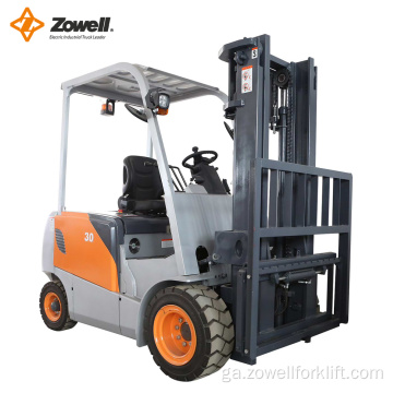 Forklift Iarmhéid Chuntair Leictreach 2 Ton